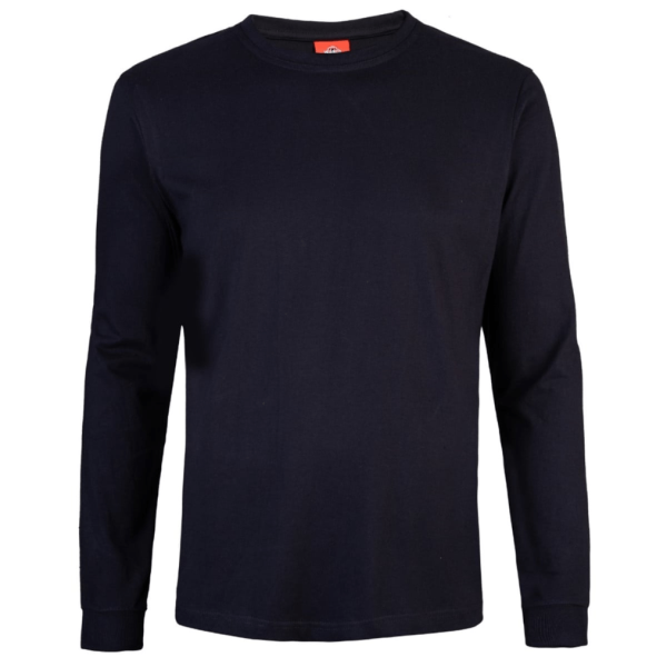 Polera 100% Algodón Manga Larga Hombre (13) Polera 100% Algodón Manga Larga Hombre Azul Marino