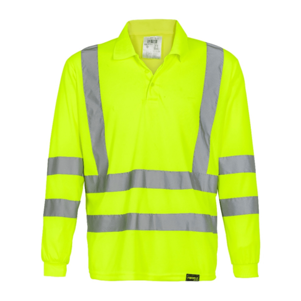 Polera Polo DryFit Manga Larga Hombre