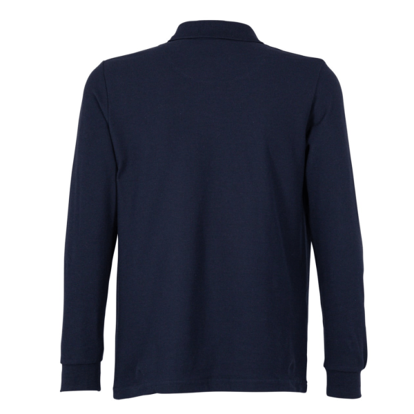 Polera pique manga larga importada 6040 TX Hombre