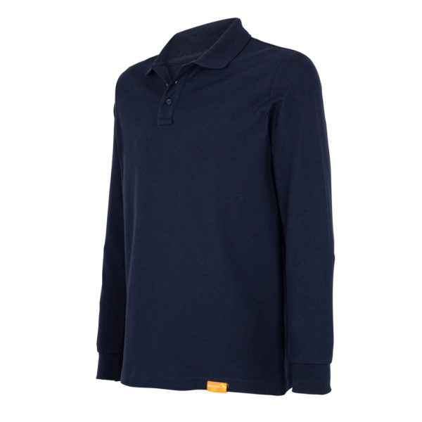 Polera pique manga larga importada 6040 TX Hombre