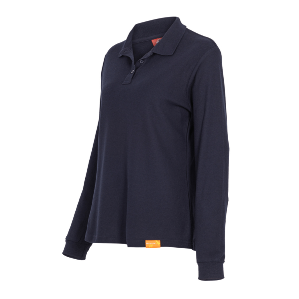 Polera pique manga larga importada  60/40 TX Mujer