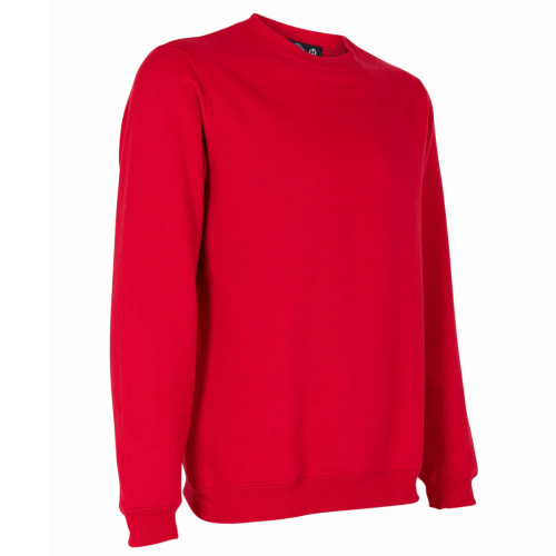 Polerón Basic 65% Algodón Manga Larga Unisex Rojo