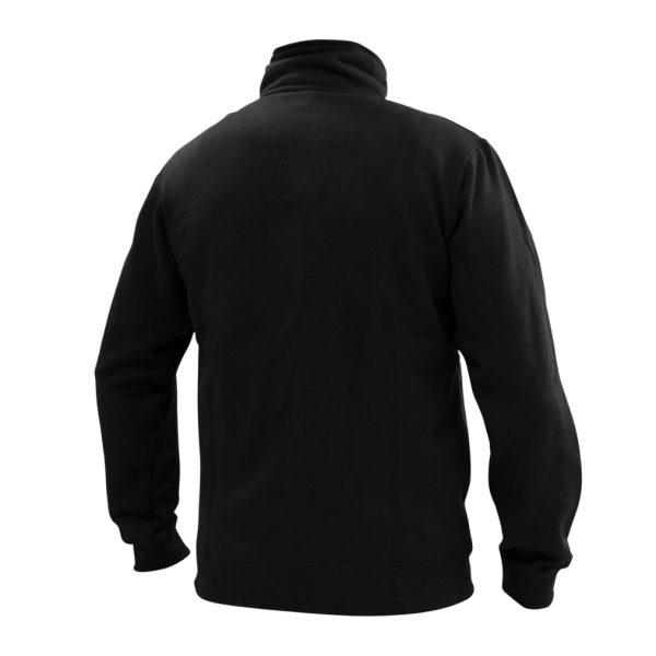 Polerón Full Zip Manga Larga Unisex Negro