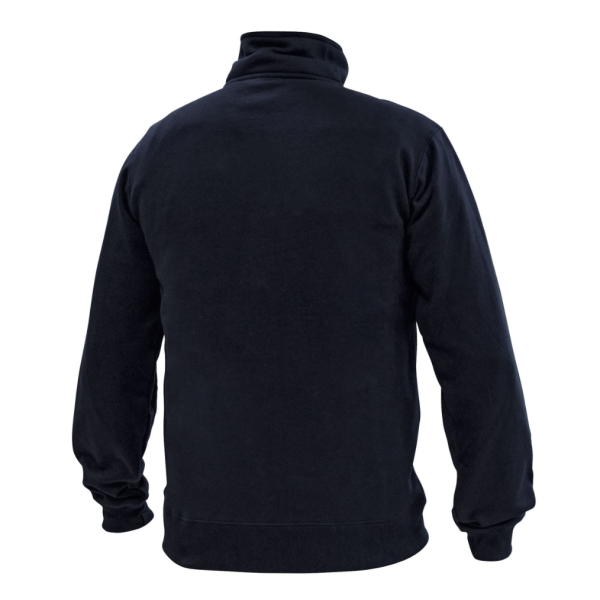 Polerón Full Zip Manga Larga Unisex Azul Marino