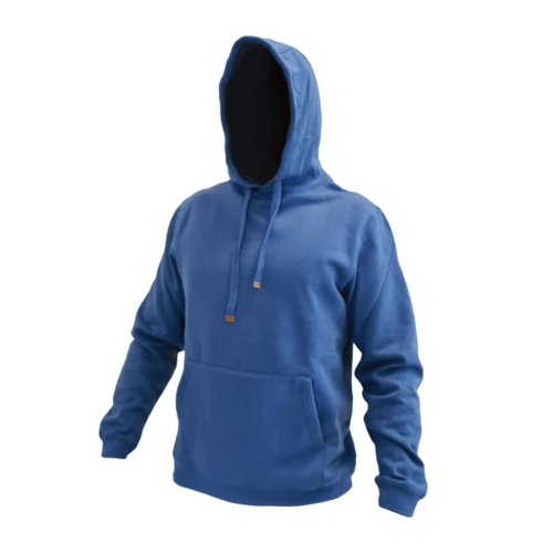 Polerón Hoodie Canguro Manga Larga Unisex Azul