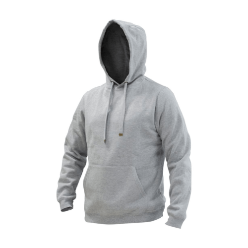 Polerón Hoodie Canguro Manga Larga Unisex Gris