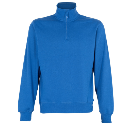 Polerón Medio Cierre Manga Larga Unisex Azul